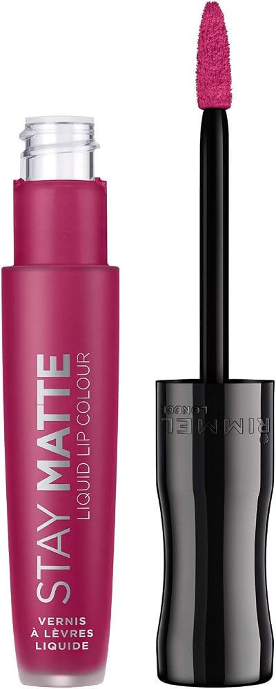 Rimmel Stay Matte Liquid Lip Colour Heartbeat - Long Lasting Matte Lipstick