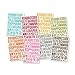 Sn@p! Cardstock Stickers 4.5in X 6.5in Sheets 8/Pkg-letters