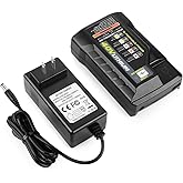 OP404 Replacement for Ryobi 40V Battery Charger Compatible with Ryobi 40V Lithium Battery OP4015 OP4026 OP4040 OP4050 OP4060 OP40601 OP40602