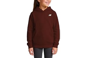 New Balance Active Girls Sweatshirt - Breathable Athletic Fleece Pullover Hoodies for Girls with Pockets (Sizes: 7-16)