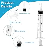 HXC 24Pcs 2ml Syringes with Cap Colostrum Without Needle 2ml Plastic view 3