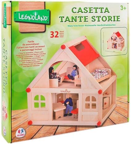 Amazon Com Legnoland Doll House 38291 32 Pieces Toys Games