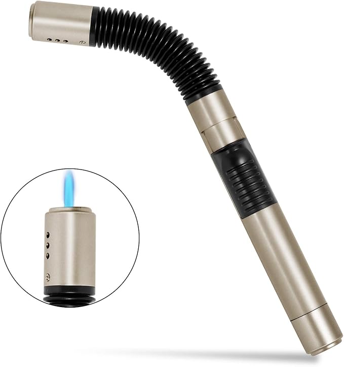 Butane Lighter Refillable Torch Lighter Adjustable Long
