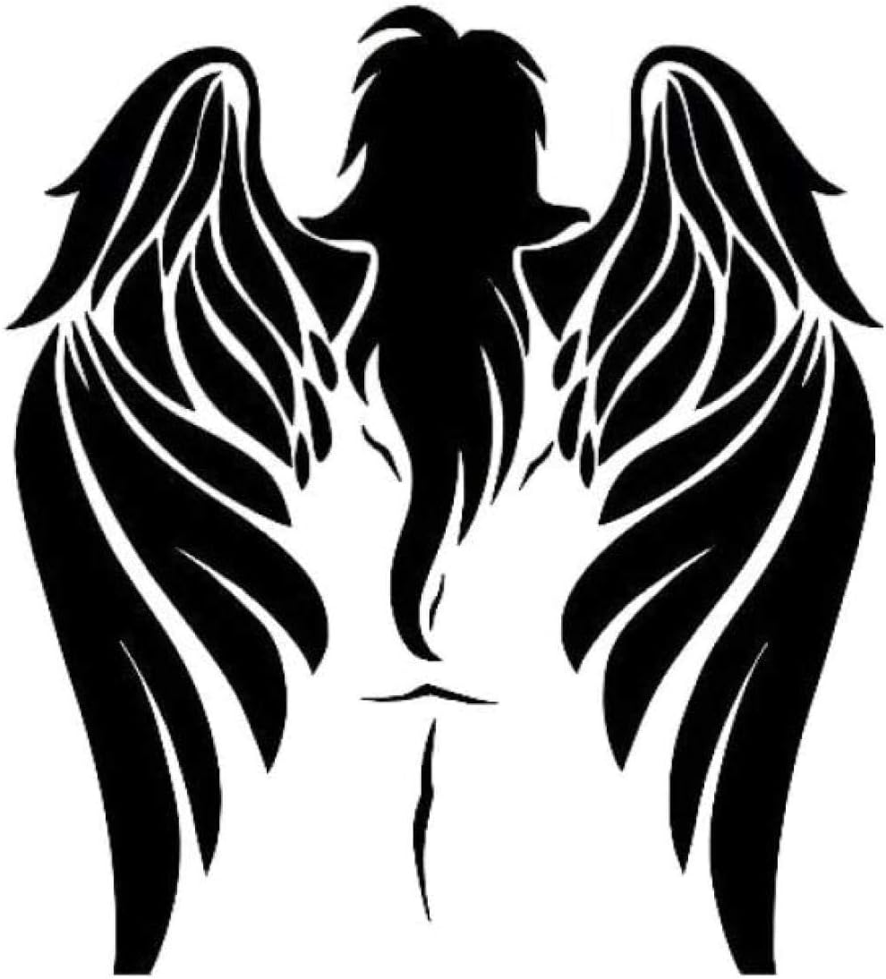 UYEDSR Car Stickers 2pc 12.5x13.8Cm Angel Car Sticker Skillful Manufacture Covering The Body