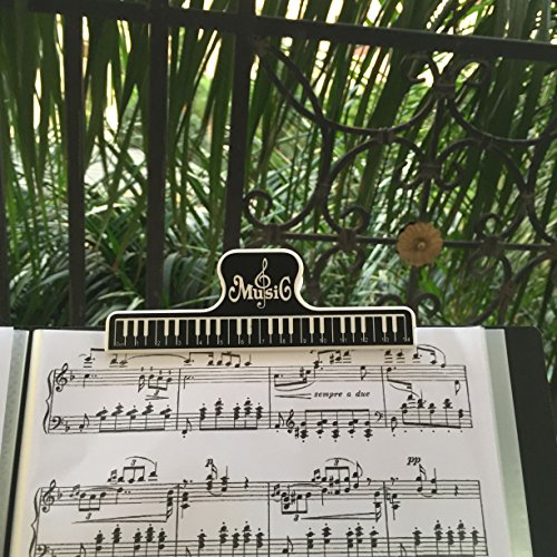Music Book Clip,Page Holder,Paper Clip (Black) - Thumbnail 4