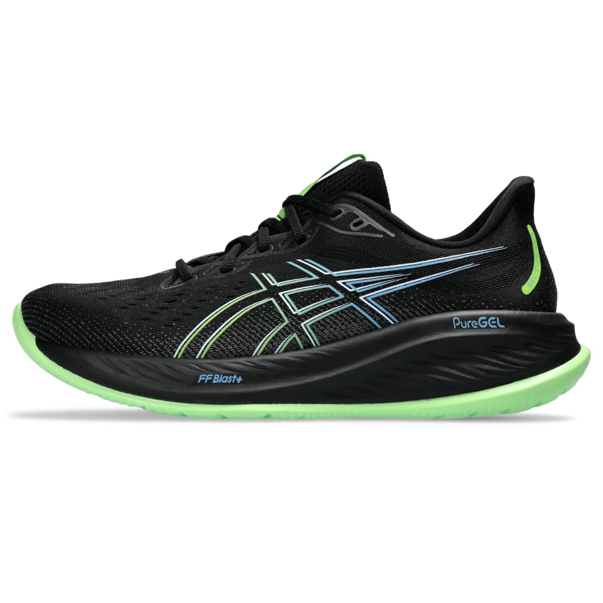 ASICS Men's Gel-Cumulus 26 Running Shoe, 14, Black/Electric Lime Image