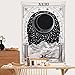 BLEUM CADE Tarot Tapestry The Moon The Star The Sun Tapestry Medieval Europe Divination Tapestry Wall Hanging Tapestries Mysterious Wall Tapestry for Home Decor (The Moon, 70