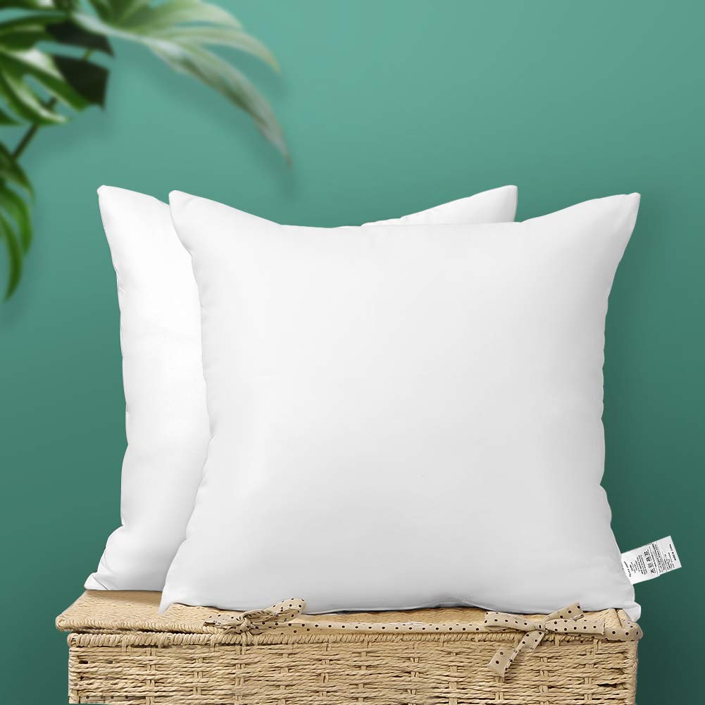 Photo 1 of OTOSTAR 28x28 Inch Throw Pillow Inserts, Set of 2 Square Form Cushion Stuffers for Couch, Sofa, Bed - Indoor Decorative Pillows Inserts