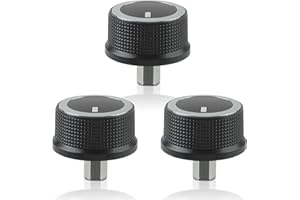GoaMotors 84141127 AC Temperature Control Knob for Chevy Express 1500 2500 3500 2008-2021 for GMC Savana 1500 2500 3500 2008-2017 (Set of 3)