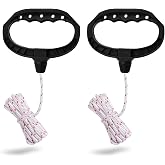 DemJamr 2 Sets Recoil Starter Handle with Pull Cord, Start Pull Handle and Rope for Lawn Mower Generator Trimmer Snowblower