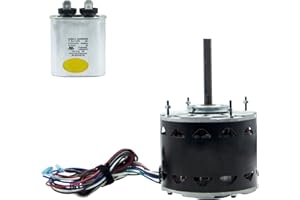 SEAHEE DL1036 Blower Fan Motor,1/3 HP, 1075 RPM, 3 Speed, 115V, Compatible w/A.O. Smith, Fasco, GE, Emerson & Dayton,DL1036 Model,48 Frame Motor