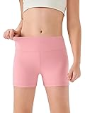 Haloumoning Girls Athletic Shorts Kids High Waisted