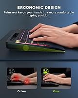 Seenda JPX006 Wireless Keyboard and Mouse Combo RGB Backlit UK Layout view 3