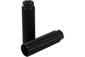 Bike Pegs, 2Pcs Aluminum Alloy Bike Anti-Skid Lead Foot BMX Pegs Rear Stunt Pegs-3/8 inch Axles