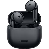 XIAOMI REDMI Buds 8 Active, TWS Semi-intraauriculares, Negro | 37h batería, Driver de Titanio de 14,2 mm, conexión Dual a 2 D