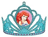 Disney Ariel Princess Tiara Birthday Party Wearable Favour (1 Piece), Blue/Pink, 3 1/2