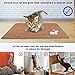 Cat Scratcher Mat, Natural Sisal Cat Scratching Carpet Pad, Floor Scratching Rug, Anti Slip Cat Scratching Mat for Cat Grinding Claws & Protecting Furniture (23.6