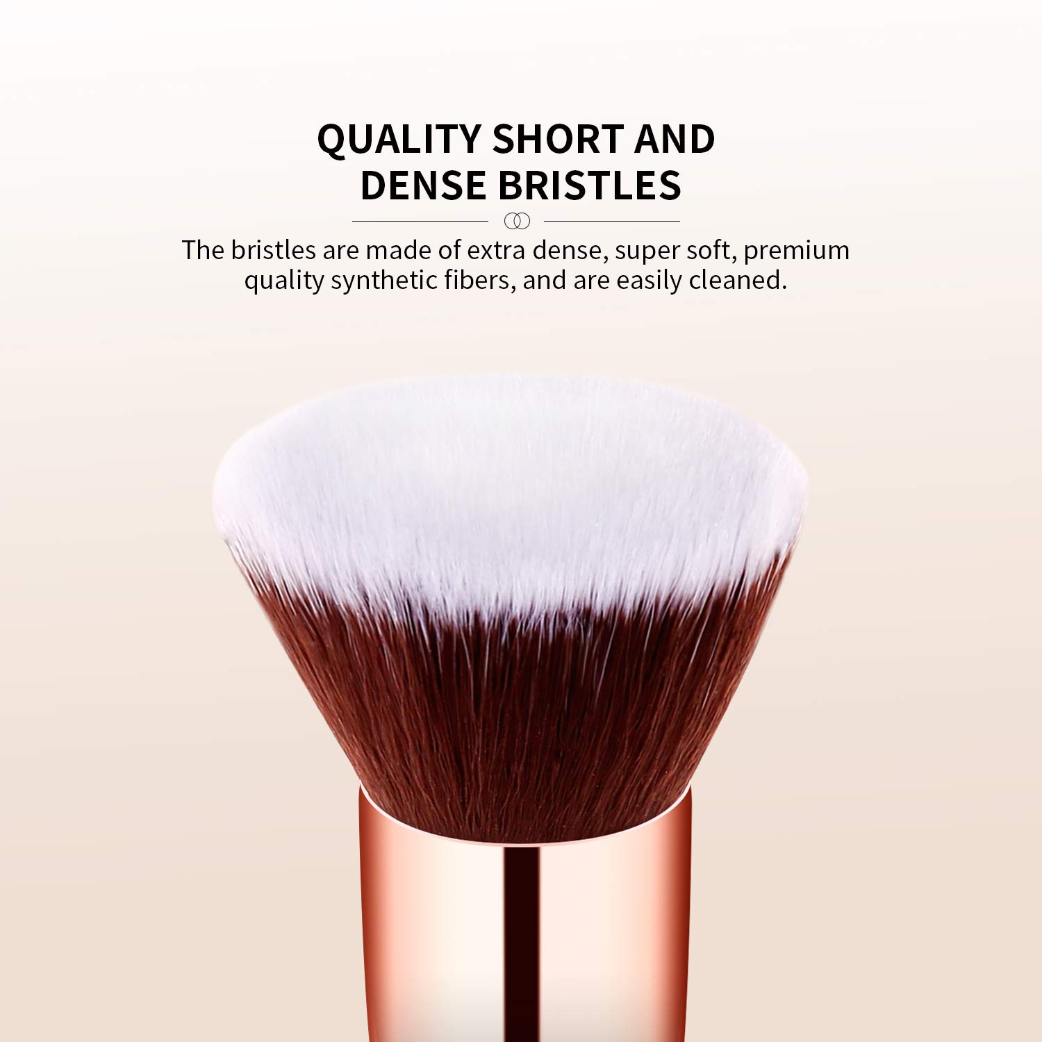 Foundation Makeup Brush Flat Top Kabuki Brushes - Docolor Professional Face Make Up Brushes for Blending Liquid, Cream, and Flawless Powder Cosmetics - Buffing, Blending, and Face Brush: Beauty