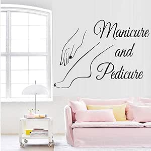 Calcomanías Para La Pared Vinilo De Uñas Etiqueta De La Pared