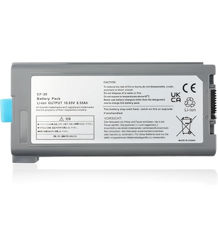 Amazon.com: ENHONGFENG CF-VZSU48U 10.65V 58Wh New Laptop Battery