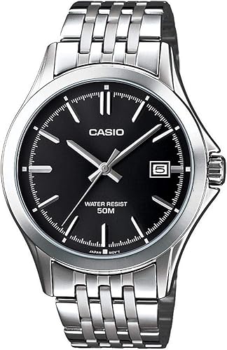 casio classic silver watch