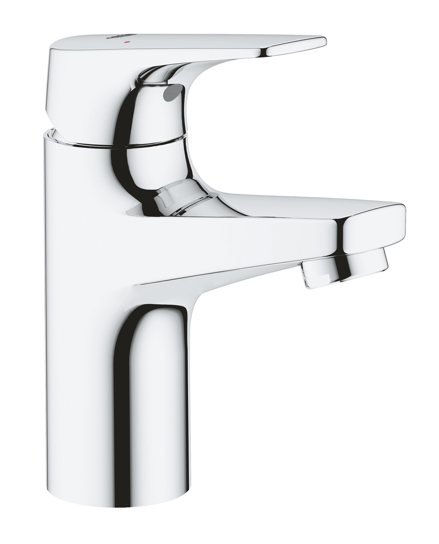 GROHE Bauflow Single-Lever Basin, S-Size A Water-Saving Tap In Chrome Finish 23752000