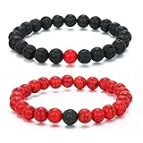 MengPa Mens Beaded Bracelets Couples Matching