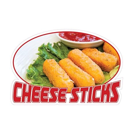 Amazon Com Die Cut Sticker Multiple Sizes Cheese Sticks