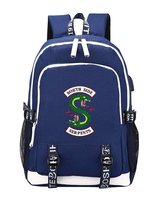 Siennaa Riverdale Rucksack Mädchen, Damen Southside Serpents Rucksack Unisex Herren Schule Notebook Frauen Schulrucksack Kind