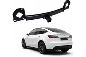 GAFONAXDRI Rear Trailer Hitch for Tesla Model Y 2019-2025 - Heavy Duty Solid Class 3 Hitches Towing Bar with 2 Inch Reciever - 8,000lbs Max GTW, Anti-Rust, Bolt-On Installation, No Cutting, No Drilling, Black