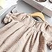 Muxika Summer Toddler Kids Baby Girl Bowknot Plaid Tops Party Princess Mini Dresses (2-3T, Khaki)