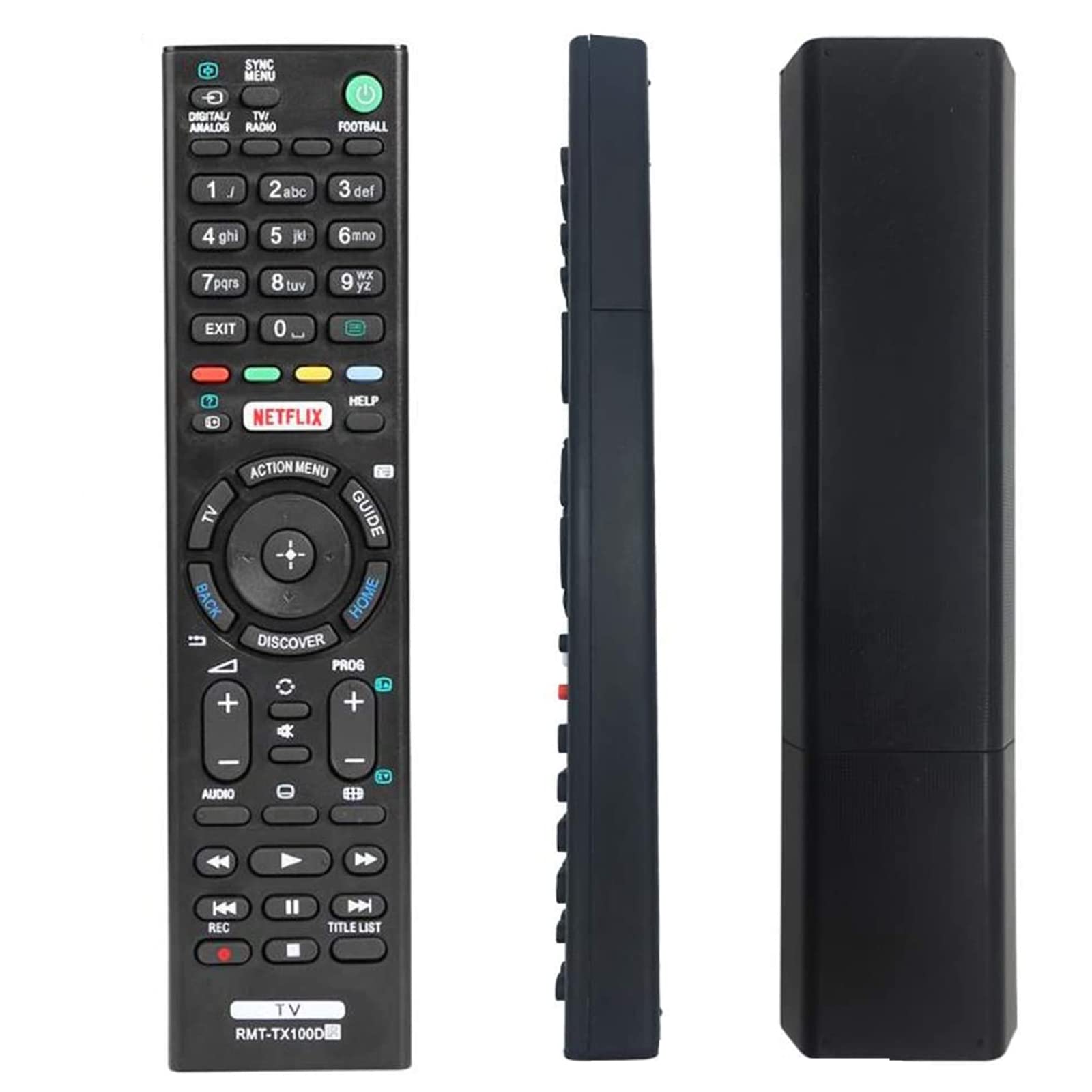 VINABTY RMT-TX100D Remote Control fit for Sony Smart TV KD-75X850XC KD-75X8501C KD-75X8505C FW-75X8570C KD-65X850XC KD-65X8501C KD-65X8505C KD-65X8507C KD-65X8508C KD-65X8509C FW-65X8570C