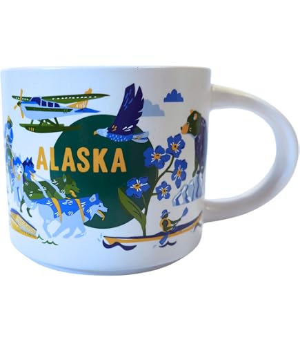 Amazon.com | Starbucks ALASKA Been There Series Across the Globe Collection Coffee  Mug 14 Ounce: Coffee Cups & Mugs