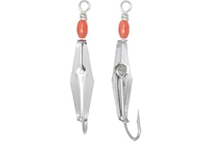 Clarkspoon 00-RBMS SS Hk 2-Inch 2/0, Red
