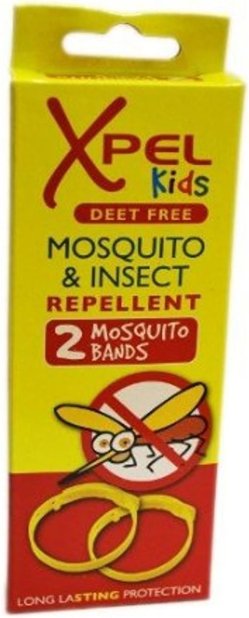 XPEL KIDS Mosquito & Insect REPELLENT Wrist Bands, 2 count (Pack of 1)