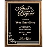 Crown Awards Custom Plaque, 8x10 Recognition Trophy Corporate Award