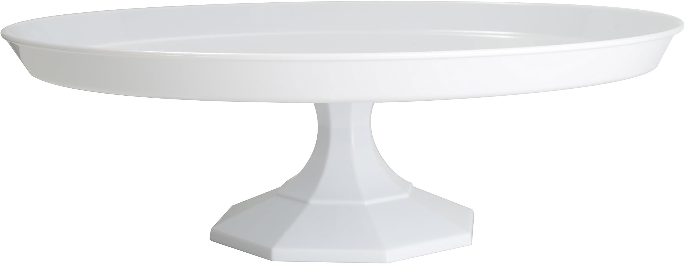 Platter Pleasers Round Cake Stand, 13.75-Inch, White