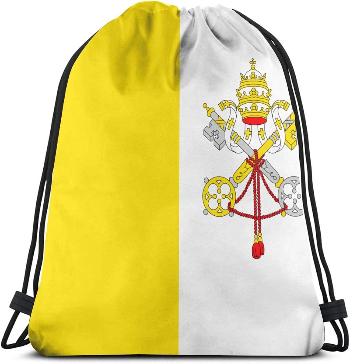 Flag Of The Vatican City Unisex Home Rucksack Shoulder Bag Sport