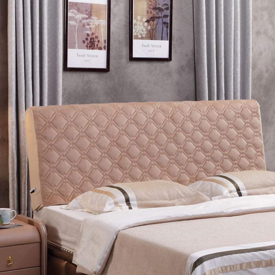 Ultra Soft Short Plush Headboard Cover for California King Bed