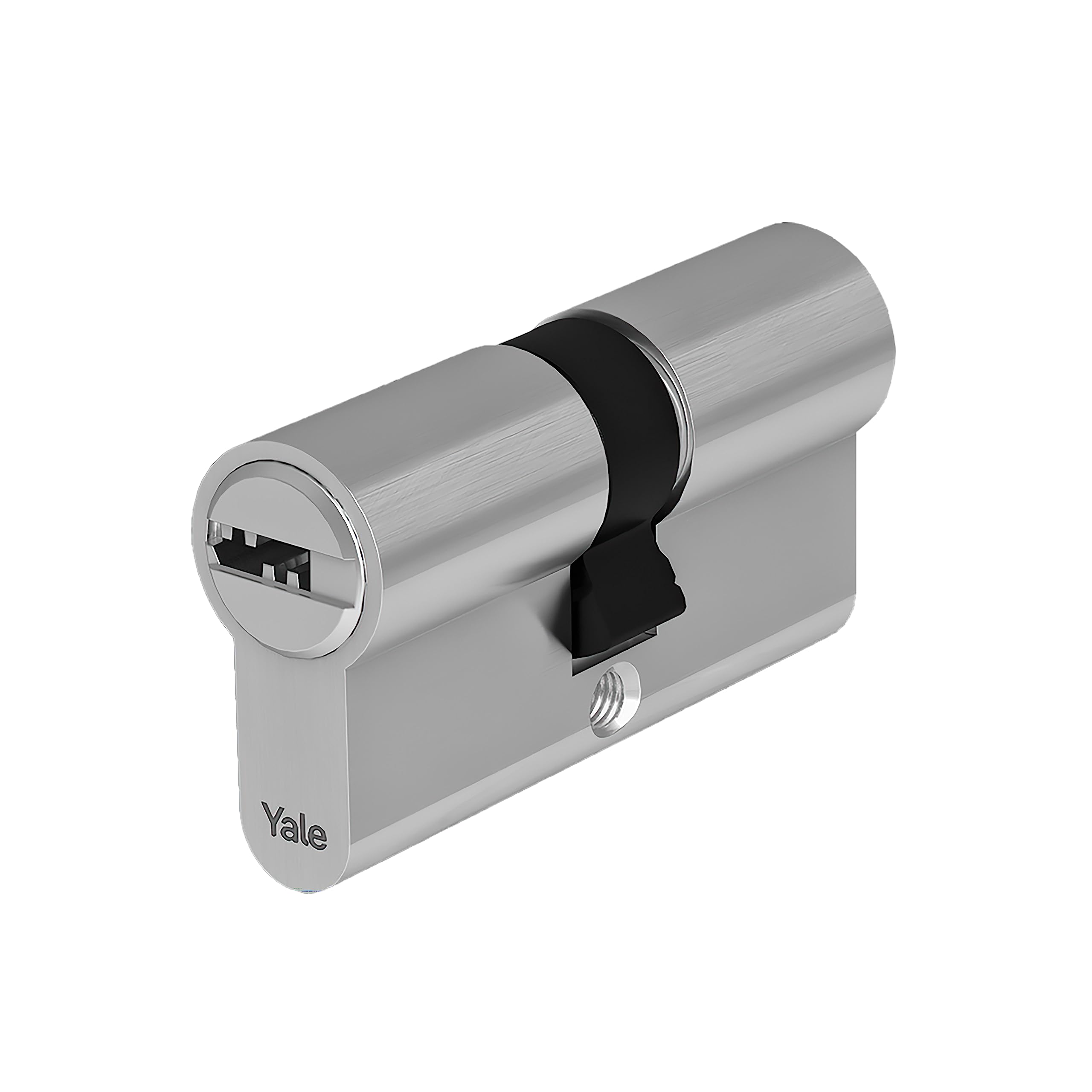 Yale High Security European Cylinder for Lock YC101KD324004N1 Nickel-Plated, 32/40 mm, Twin, Clutched, 4 Keys