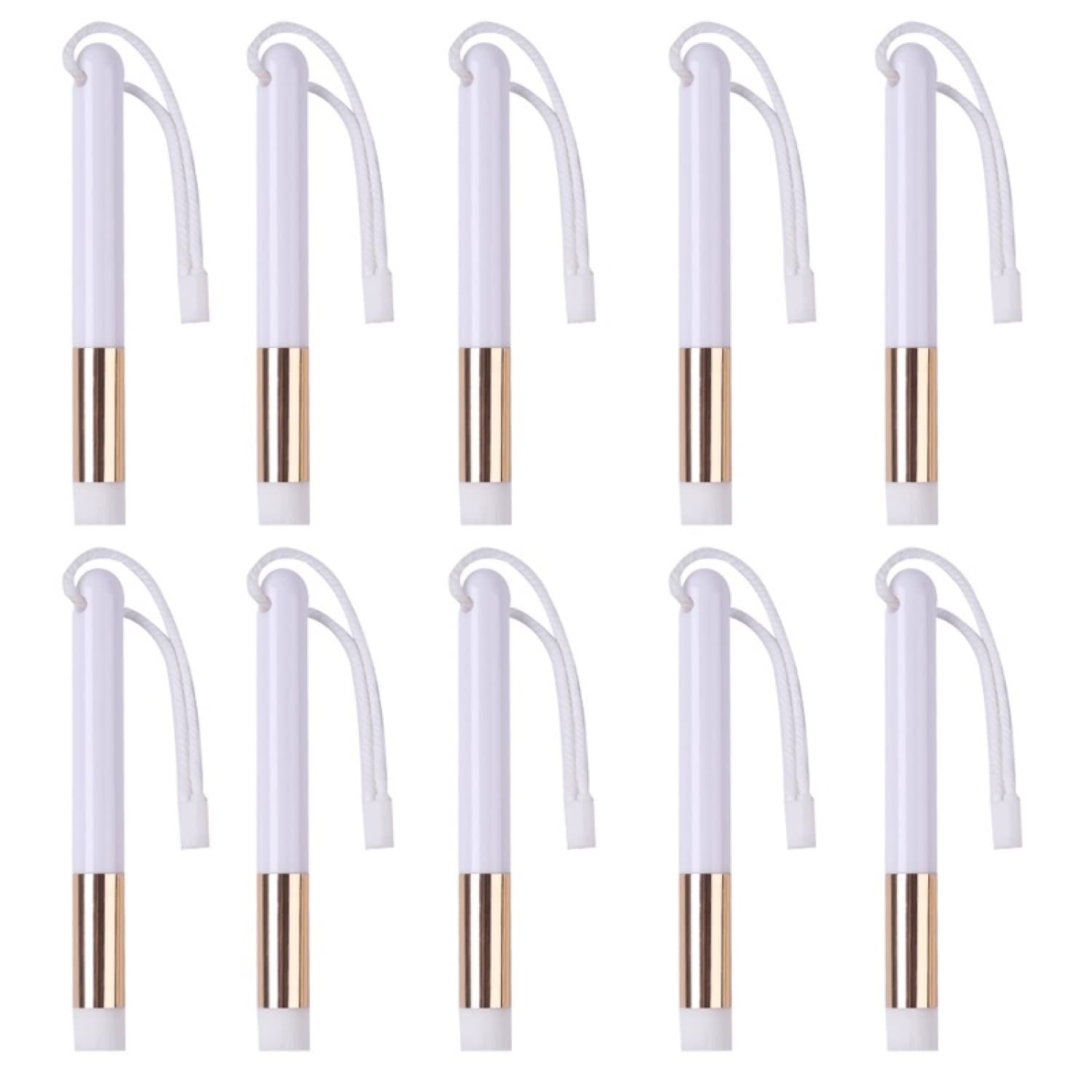 OTCRAFT 10PCS Mini Ink Paints Mixing Blending Brushes Smooth Blending Ink Painting Small Brushes Hand Tools for DIY Scrapbooking Paper Cards Making