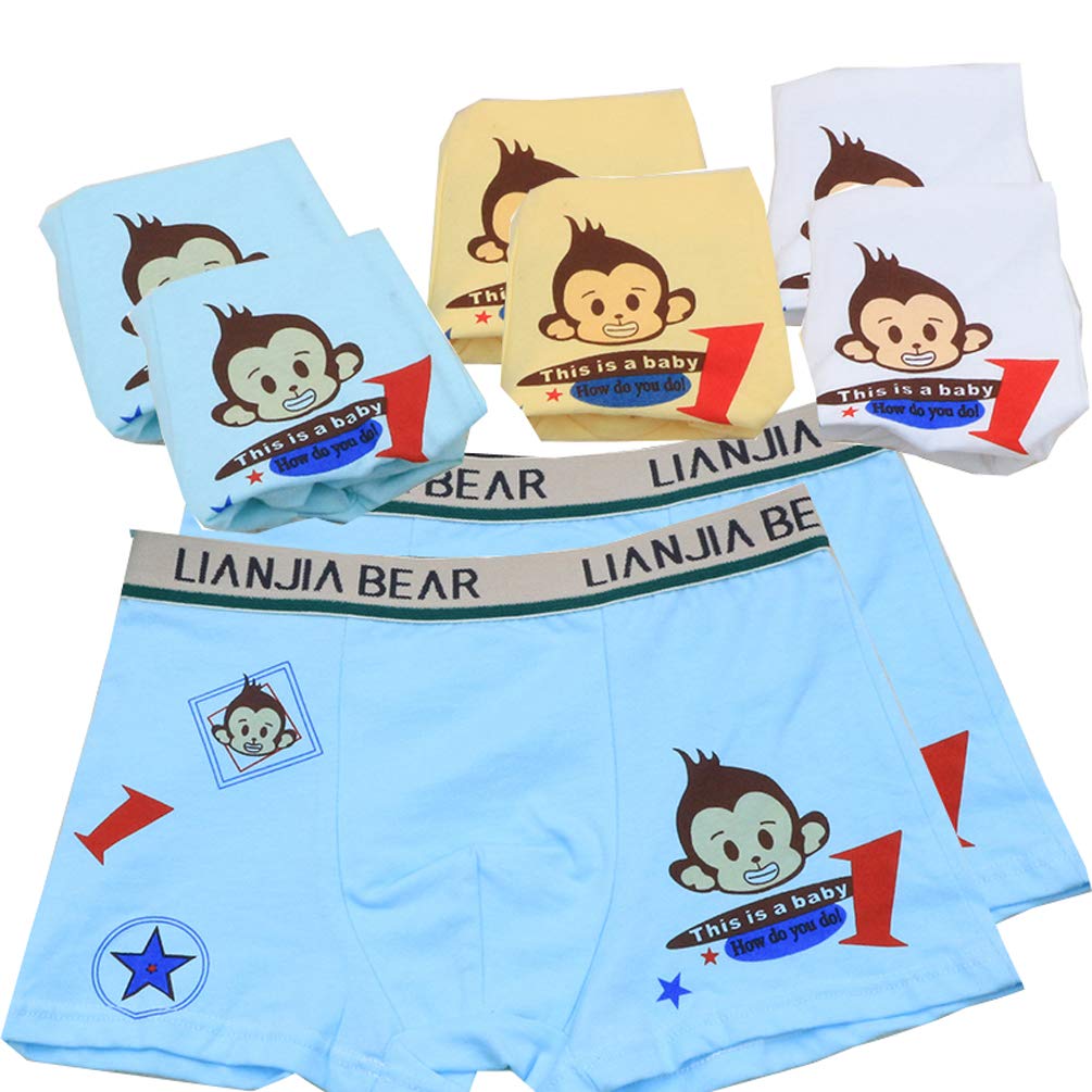 YCandJY Soft Cotton Kids Underwear Cartoon Little Boys Boxer Briefs Mix Color(5/8 Pack) 2-10Y ...