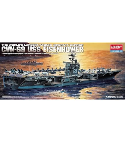 Amazon.com: Trumpeter 1/700 USS Dwight D. Eisenhower CVN69