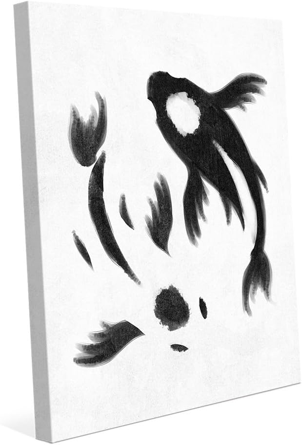 black and white goldfish