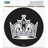 NHL Los Angeles Kings Logo Automotive Car Window Locker Circle Bumper Sticker