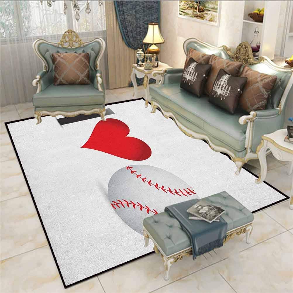 baseball rug for nursery
