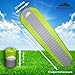 X-Lounger Ultralight Sleeping Pad Buckle Design Built-in Pillow Inflatable Camping Pad Mat Long-Lasting Waterproof Suitable for Camp Sleeping Bag Hammock Tent Perfect for Camping Picnic Hiking