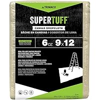 Premier 9' x 12' Standard Canvas Drop Cloth 6 oz, 39128