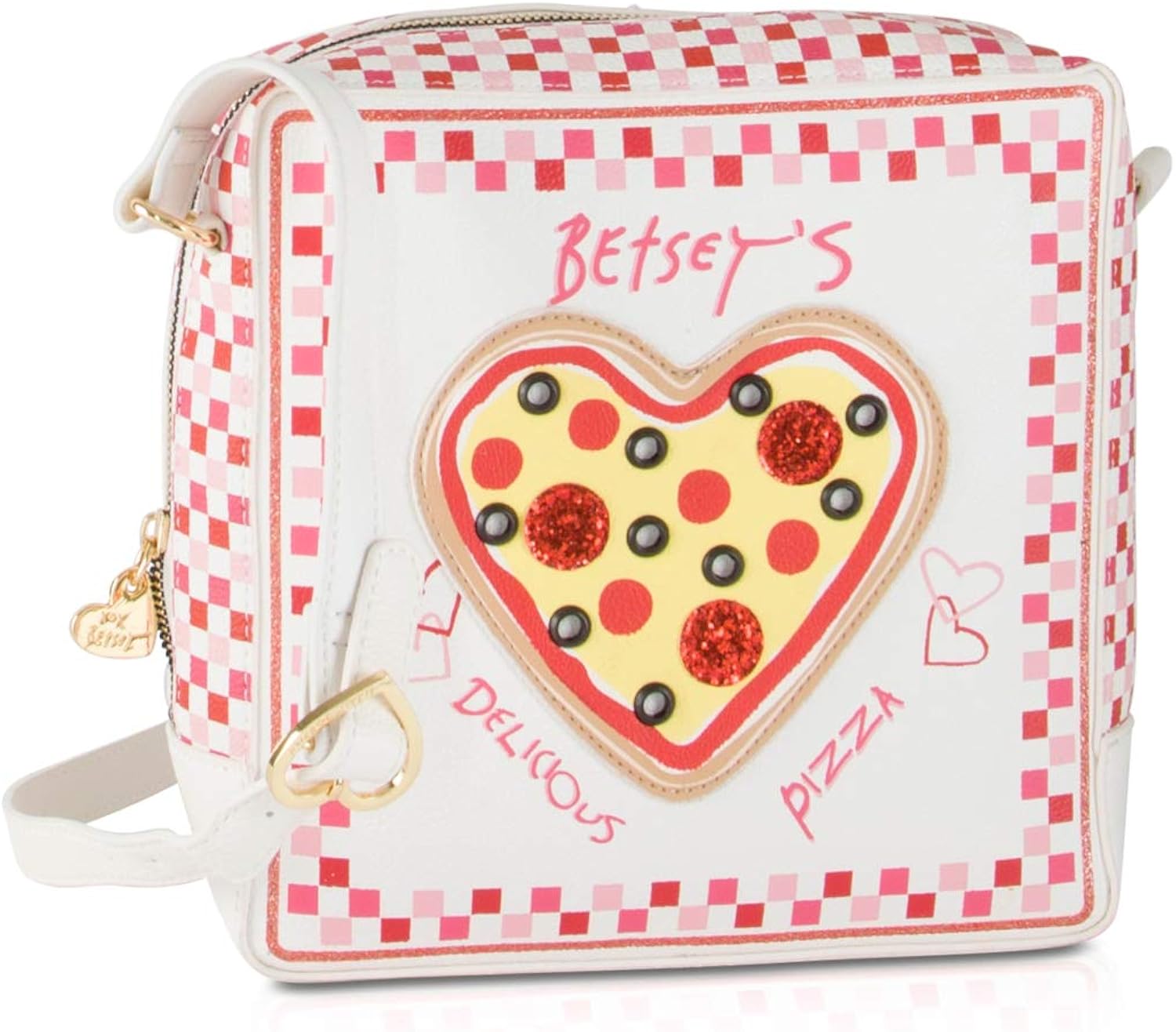betsey johnson pizza wristlet