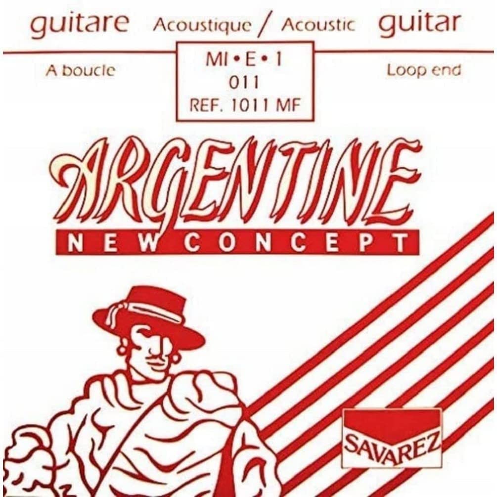 Savarez Argentine Gypsy Jazz/Manouche/Maccaferri Guitars - 1011MF - E1 String - Gauge .011 - light - with loop